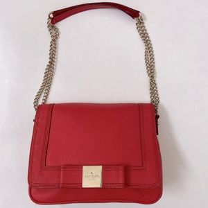 Kate Spade Red Chain Shoulder Bag